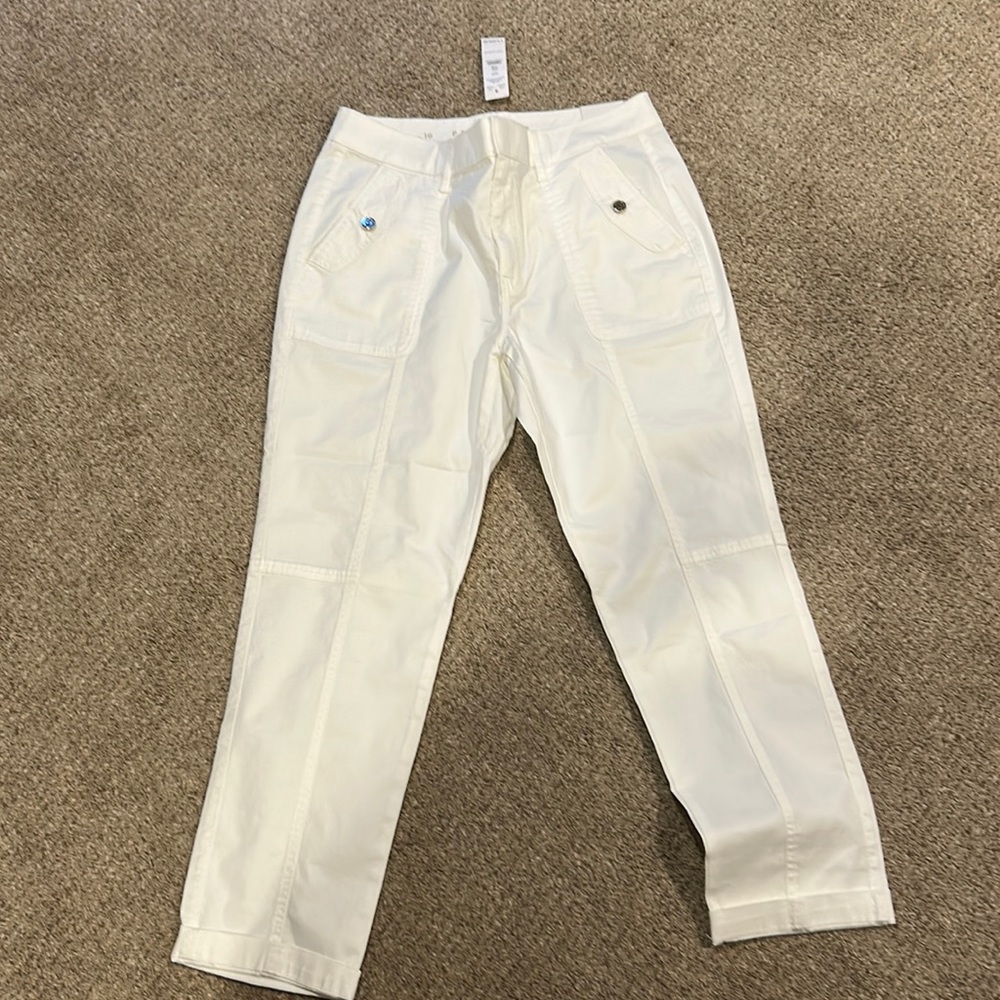 Women high rise slim ankle pant